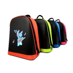 Σακίδιο LED Aδιάβροχο - Smart LED Backpack Μαύρο/Κόκκινο