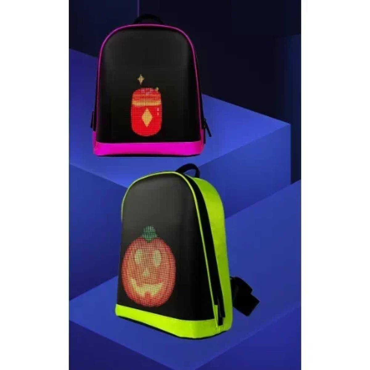 Σακίδιο LED Aδιάβροχο - Smart LED Backpack Μαύρο/Κόκκινο