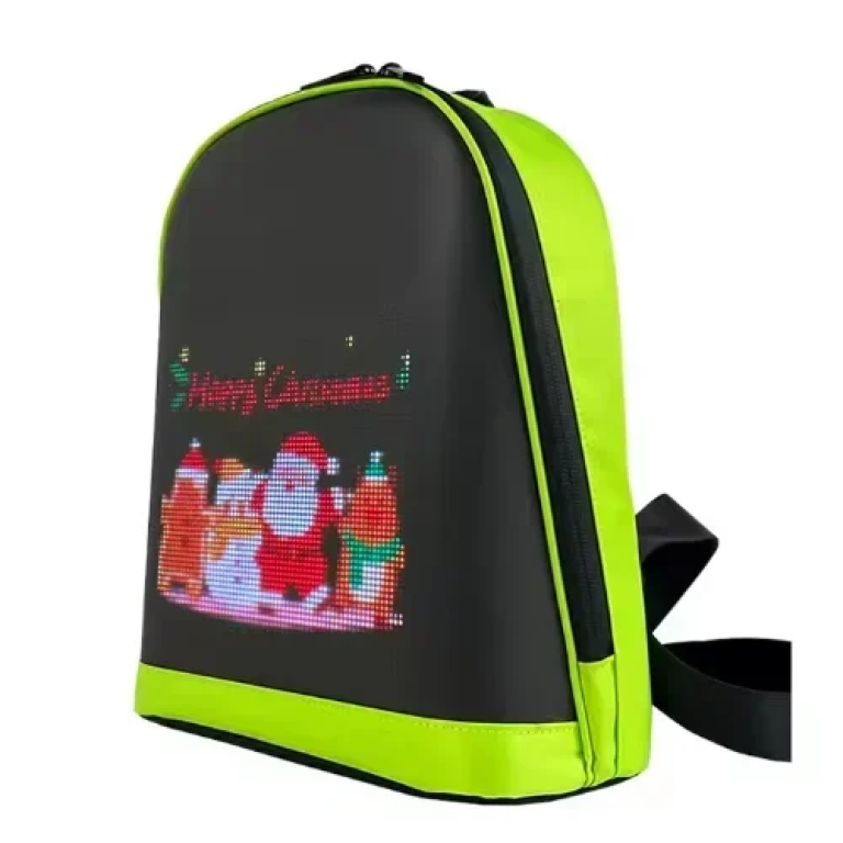 Σακίδιο LED Aδιάβροχο - Smart LED Backpack Μαύρο/Πράσινο