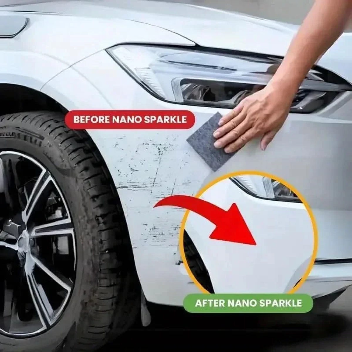 Σετ Αφαίρεσης Γρατσουνιών Αυτοκινήτου Nano Magic Scratch Repair