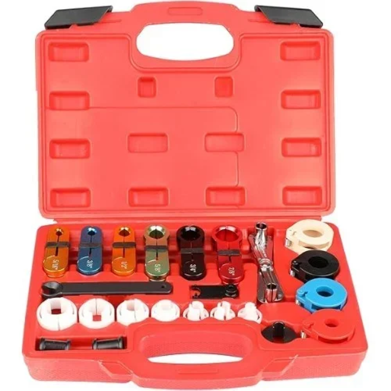 Σετ Εργαλείων Αποσυναρμολόγησης-Κονέκτορες Σωλήνων Κλιματιστικού 22τμχ σε Κόκκινο Βαλιτσάκι