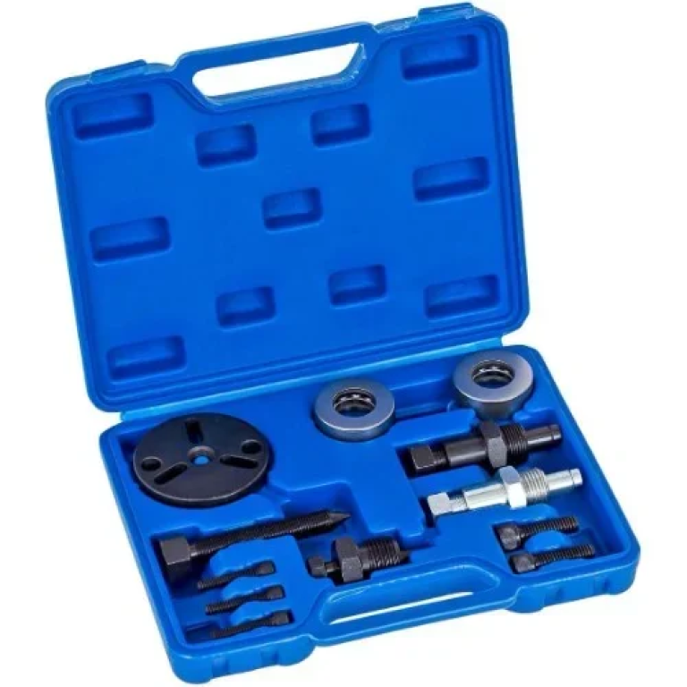 Σετ Εργαλείων Αποσυναρμολόγησης Συμπλέκτη Συμπιεστή A/C σε μπλε βαλιτσάκι