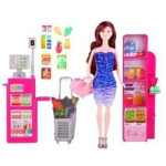 Σετ Κούκλα Supermarket με Fancy Φόρεμα DB839430