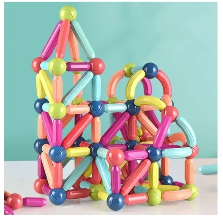 Σετ μαγνητικές μπάλες και ράβδοι 64τμχ - Magnetic Sticks για ηλικίες 3+