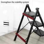 Σκαλοσκαμπό Σιδήρου 3 Σκαλιών L107-3 Μαύρο