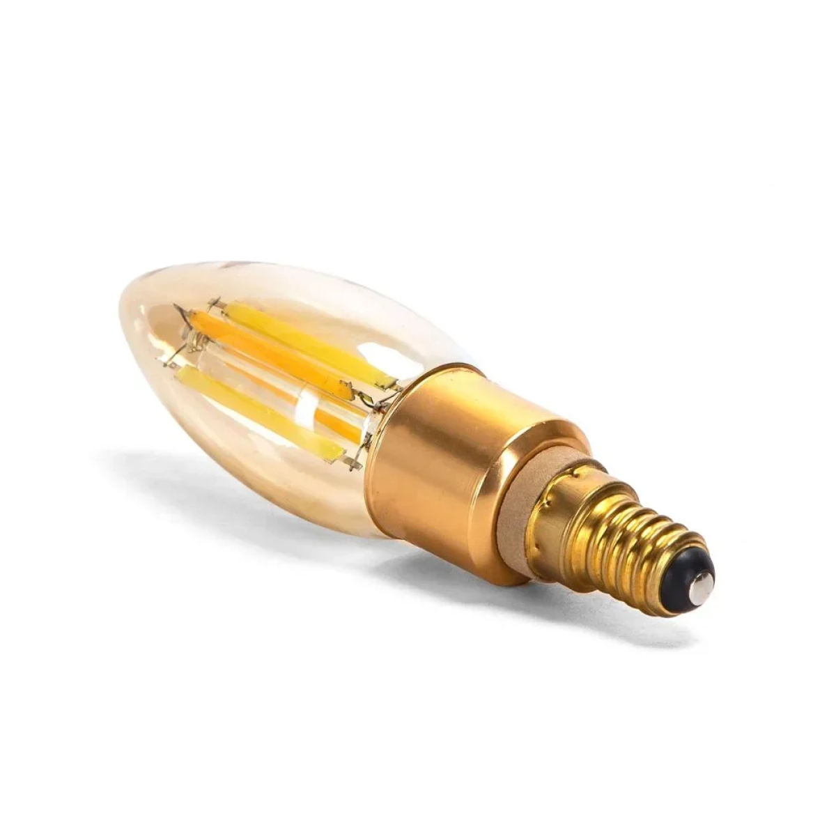 Smart Λάμπα Νήματος LED C35 E14 4.5W Aigostar Χρυσό