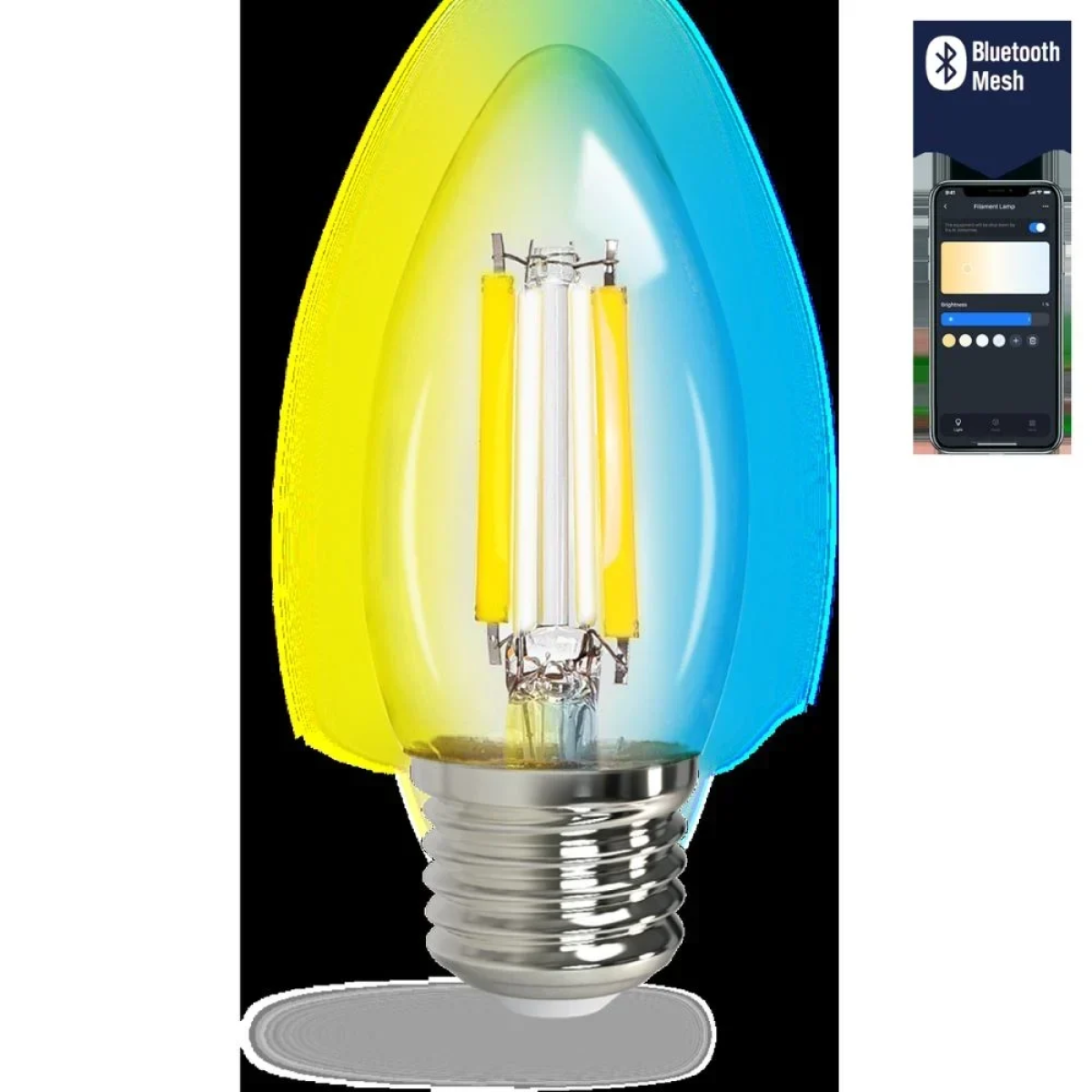 Smart Λάμπα Νήματος LED C35 E27 4.5W Aigostar