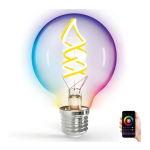 Smart Λάμπα Νήματος LED G80 E27 4.9W Aigostar