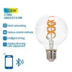 Smart Λάμπα Νήματος LED G80 E27 4.9W Aigostar