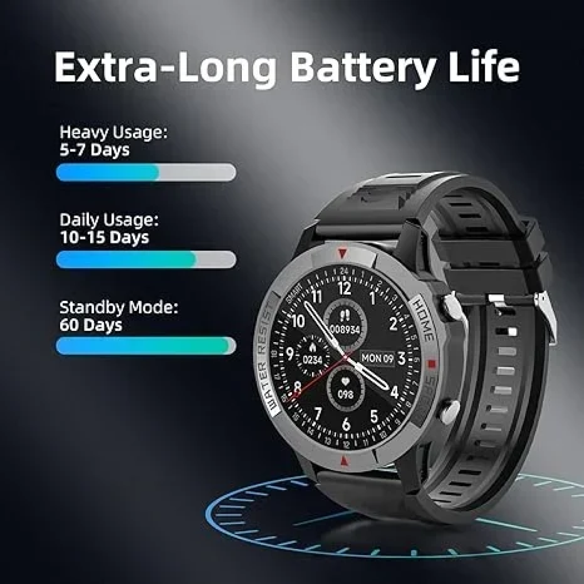 Smartwatch με οθόνη αφής HD 1,45'' Awei WH1 Pro
