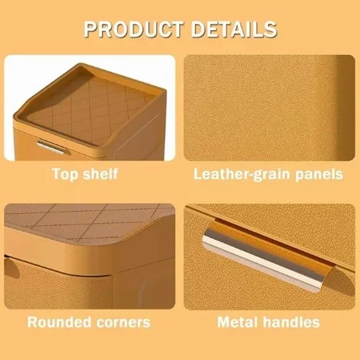 Συρταριέρα Πλαστική με 5 συρτάρια 110x35x41cm Καφέ 13535