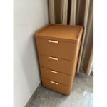 Συρταριέρα Πλαστική με 5 συρτάρια 110x35x41cm Καφέ 13535