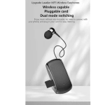 Takemore TM-K68 In-ear Bluetooth Handsfree Ακουστικό Πέτου Μαύρο