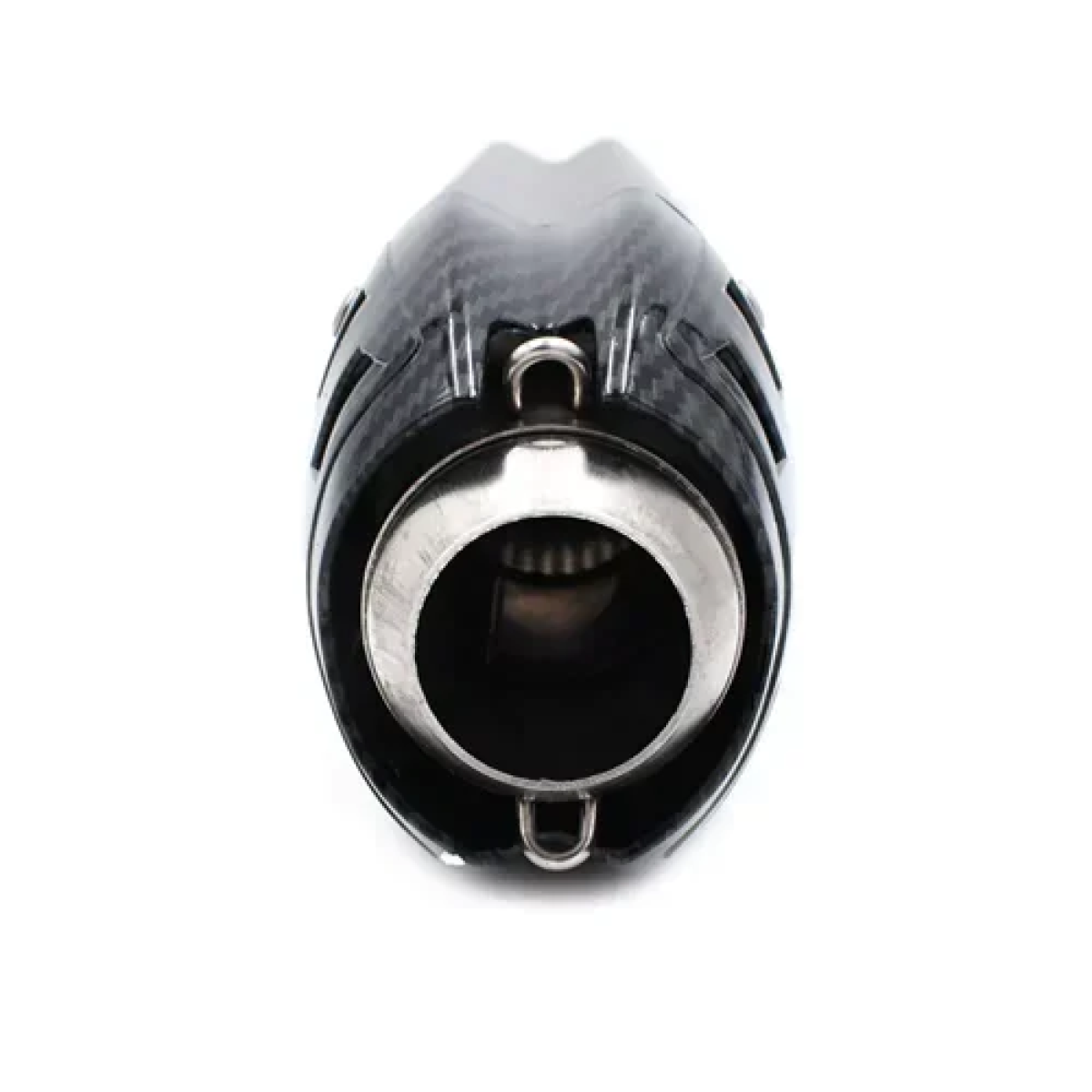 Τελικό εξάτμισης 37-53mm ανοξείδωτο ατσάλι με Carbon τύπου MIVV ΟΕΜ - Image 2