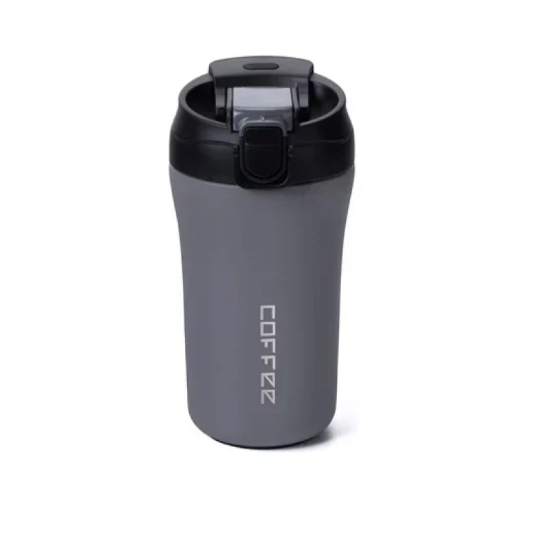 Θερμός – ποτήρι με καλαμάκι 400ml JB-4020 γκρι
