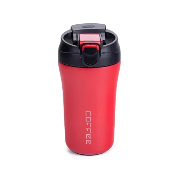 Θερμός – ποτήρι με καλαμάκι 400ml JB-4020 κόκκινο