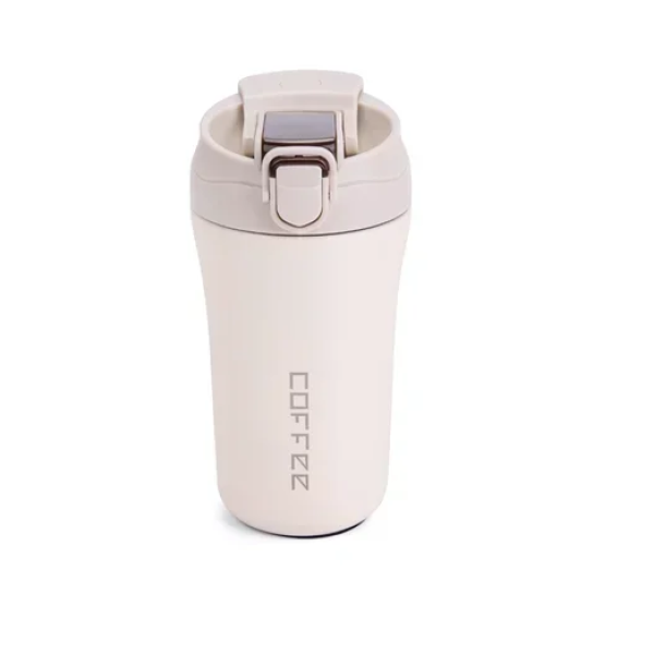 Θερμός – ποτήρι με καλαμάκι 400ml JB-4020 λευκό