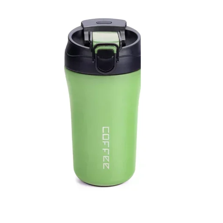 Θερμός – ποτήρι με καλαμάκι 400ml JB-4020 πράσινο ανοιχτό