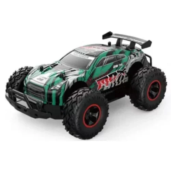 Τηλεκατευθυνόμενο Αυτοκίνητο Off Road 27MHz με Φώτα & Χειριστήριο - Πράσινο