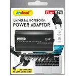 Universal Τροφοδοτικό Laptop 120W με 9 βύσματα Andowl Q-A007