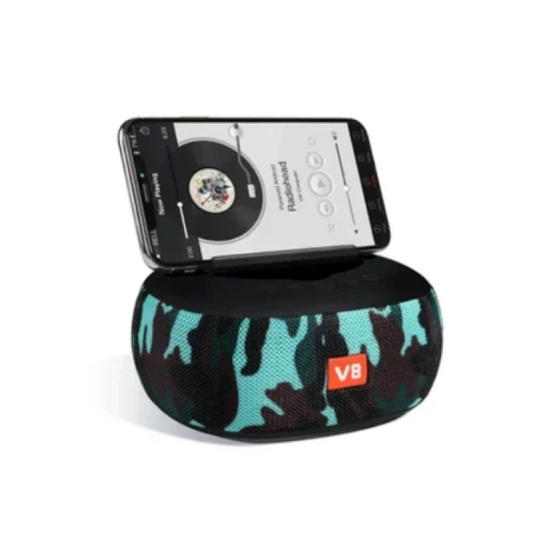 V8 Ασύρματο Φορητό Ηχείο Bluetooth 8W με Ραδιόφωνο Army