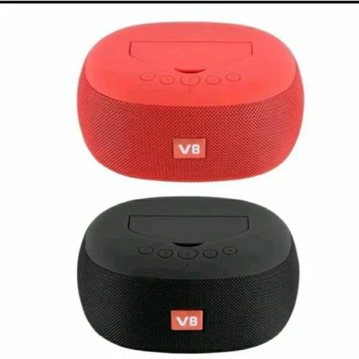 V8 Ασύρματο Φορητό Ηχείο Bluetooth 8W με Ραδιόφωνο Κόκκινο