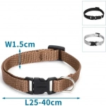 Κολάρο Σκύλου W1,5*L25-40cm Small Καφέ