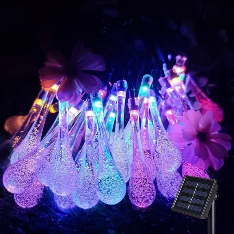 40 Λαμπάκια LED Ηλιακά σε Σειρά 8m RGB AB-TY149-2 Aerbes