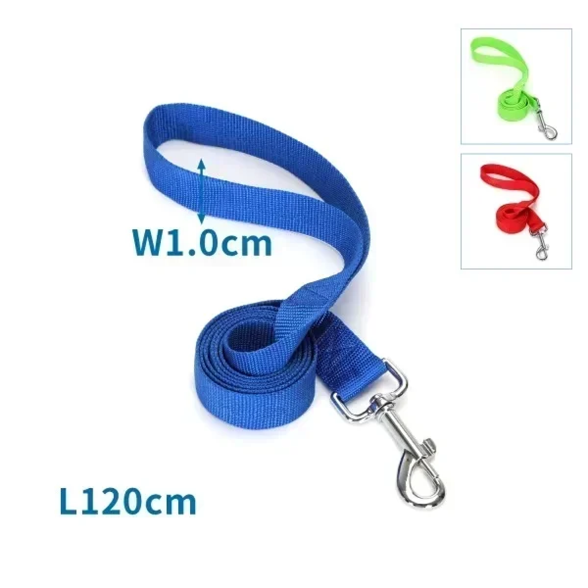 Λουρί Σκύλου W1,0*L120cm Extra Small Μπλέ