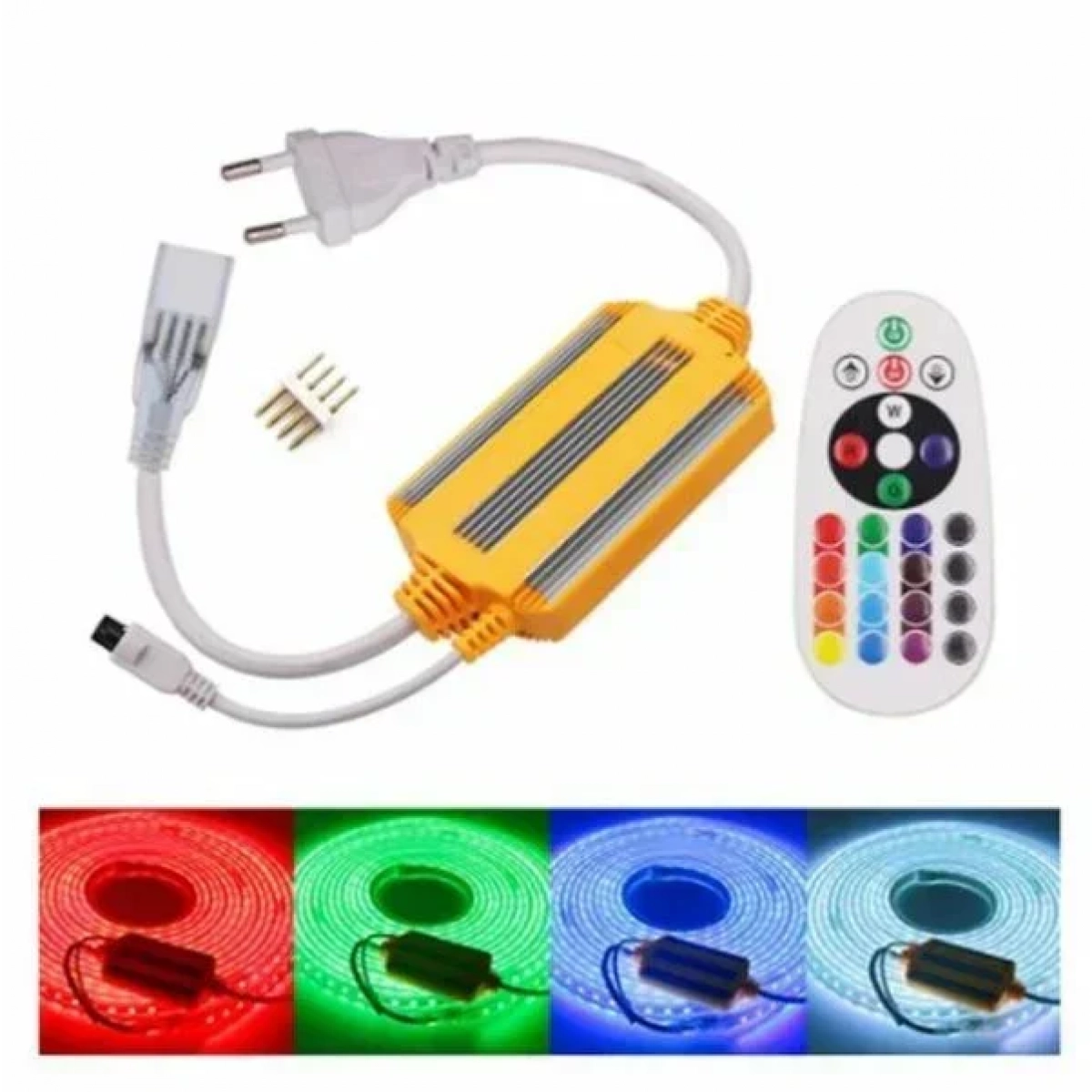 Αδιάβροχο LED Controller Strip Lights RGB 12mm Aerbes AB-Z1026