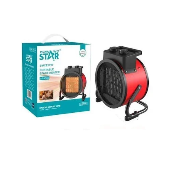 Αερόθερμο δωματίου δαπέδου 2400W Winning Star ST-4085 κόκκινο