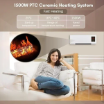 Αερόθερμο τοίχου δωματίου 1500W FH-301 λευκό - Image 3