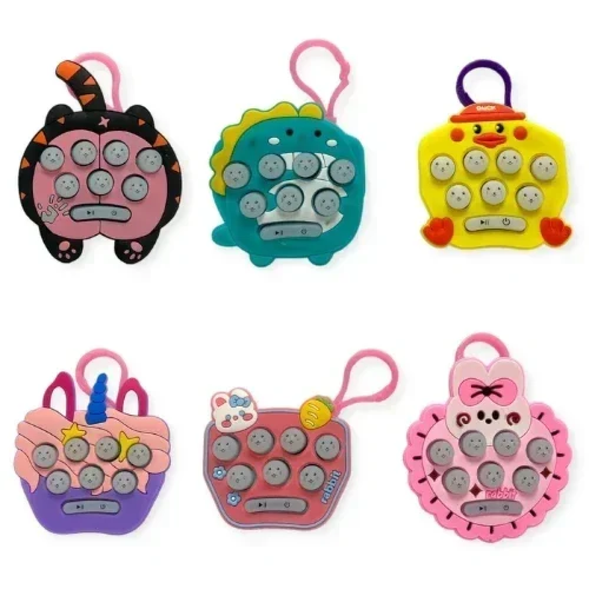 Αγχολυτικό Παιχνίδι Χειρός Μπρελόκ Fidget Pop It 10197-64