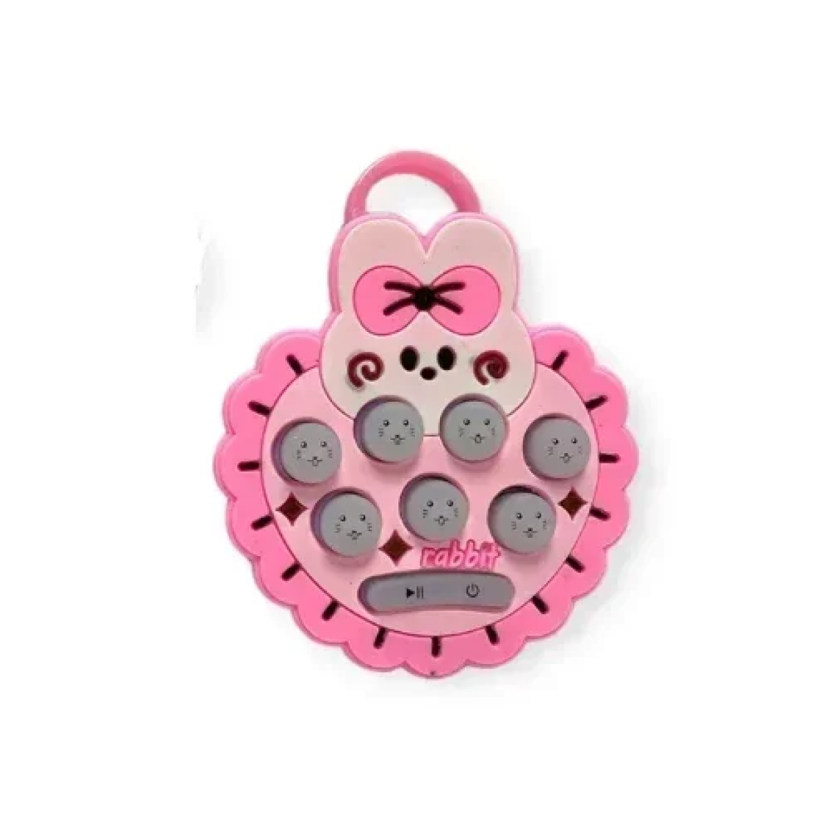 Αγχολυτικό Παιχνίδι Χειρός Μπρελόκ Fidget Pop It 10197-64 Κουνελάκι Ροζ ...