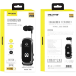 Ακουστικό πέτου Bluetooth Handsfree Takemore T66 μαύρο - Image 3