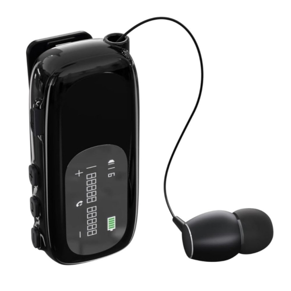 Ακουστικό πέτου Bluetooth Handsfree Takemore T98 μαύρο