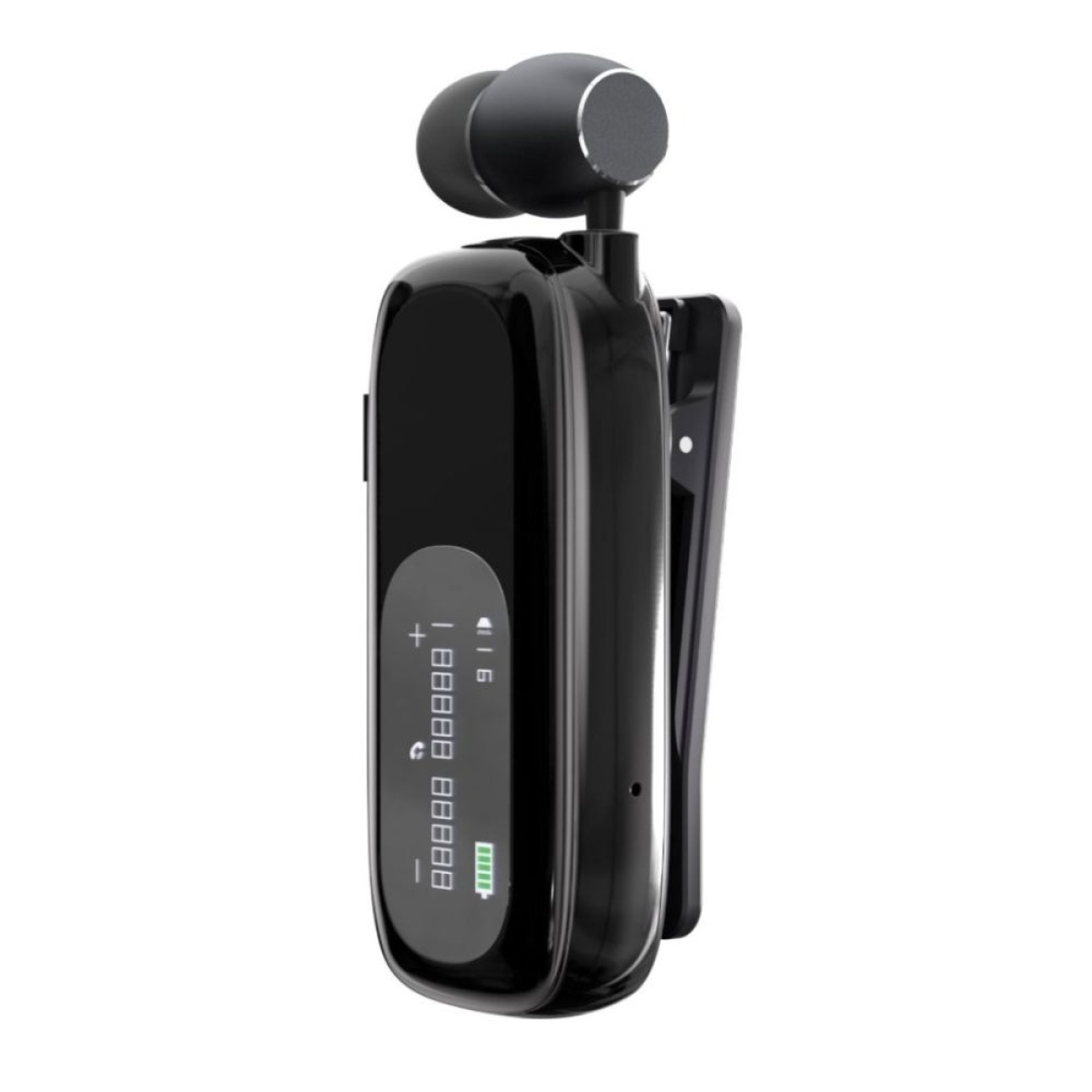 Ακουστικό πέτου Bluetooth Handsfree Takemore T98 μαύρο