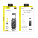 Ακουστικό πέτου Bluetooth Handsfree Takemore T98 μαύρο