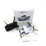 Αναδιπλούμενο Drone με μονή Κάμερα WiFi & Τηλεχειριστήριο 2,4GHz Wing 2 Pro - Ασημί