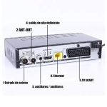Αποκωδικοποιητής ψηφιακής τηλεόρασης HEVC 265 TDT Terrestrial TV Receiver DVB-T2 H.265 HD Decoder EPG Set Top Box YouTube LAN SCART - Image 4