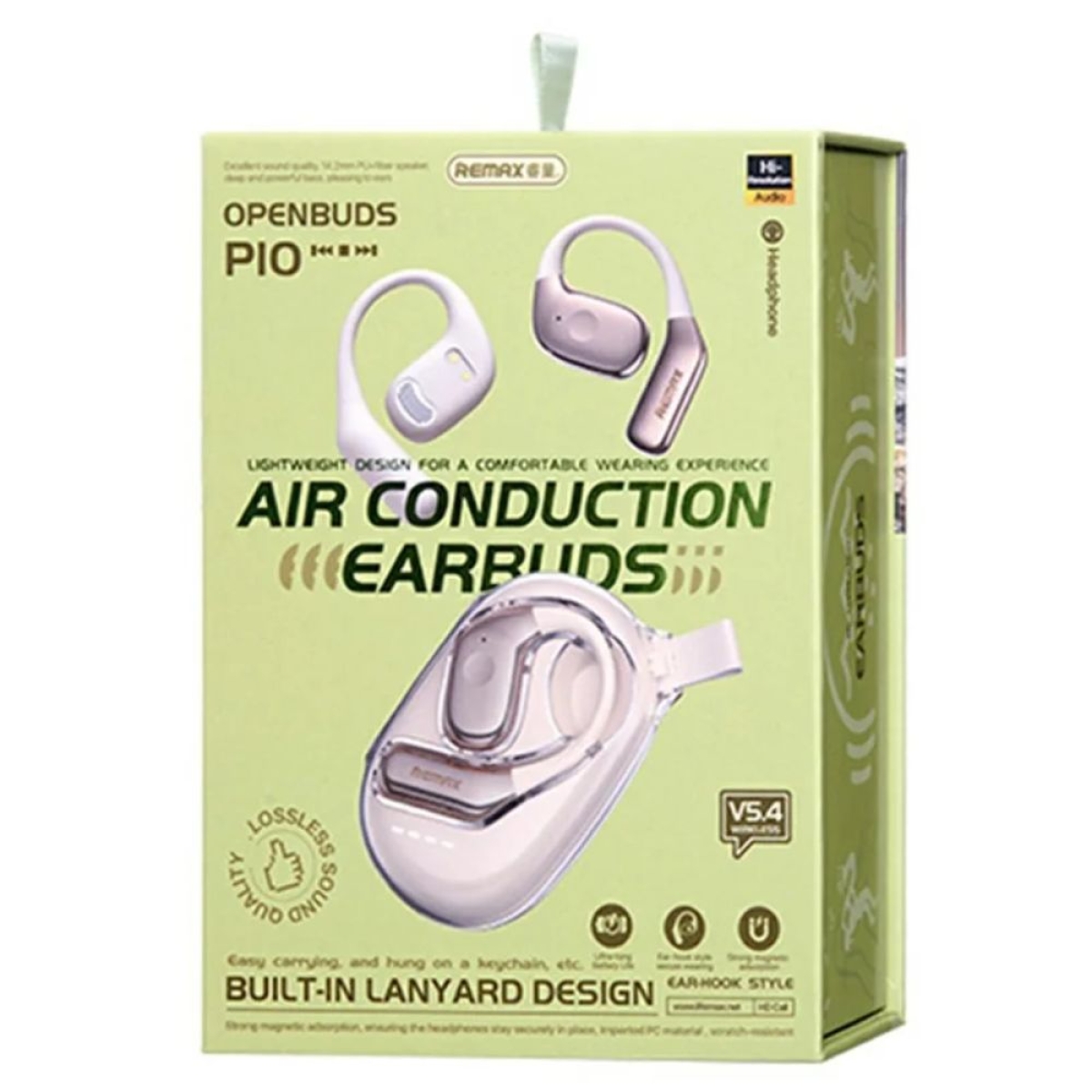 Ασύρματα Air Conduction Ακουστικά Bluetooth Με Ακύρωση Θορύβου OpenBuds P10 OWS Μπεζ