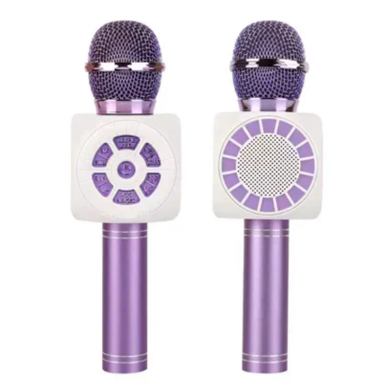 Ασύρματο Μικρόφωνο Karaoke σε Μωβ Χρώμα MC870