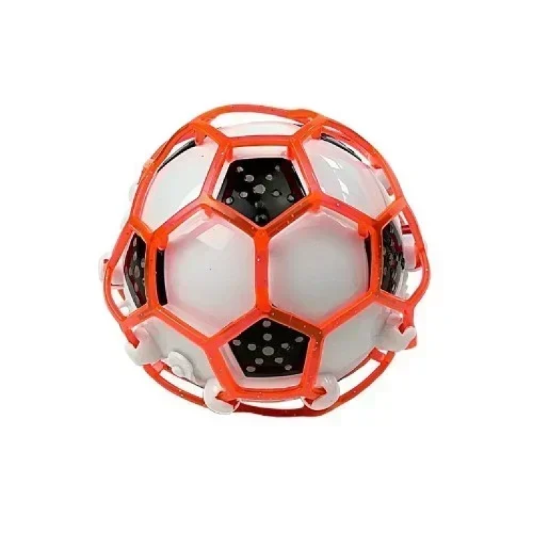 Μπάλα Ποδοσφαιρική που Αναπηδάει με Μουσική & Φώτα LED 8983S Λευκό