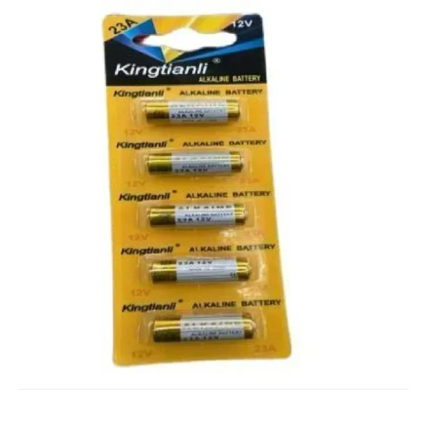 Μπαταρίες Alkaline 23A 12 VOLT Σε Καρτέλα 5 Τεμαχίων Κίτρινη
