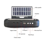 CMiK MK-159BT Ραδιόφωνο Pocket Size Με Bluetooth USB Φορτιστή Τηλεφώνου Και Φως LED Μαύρο