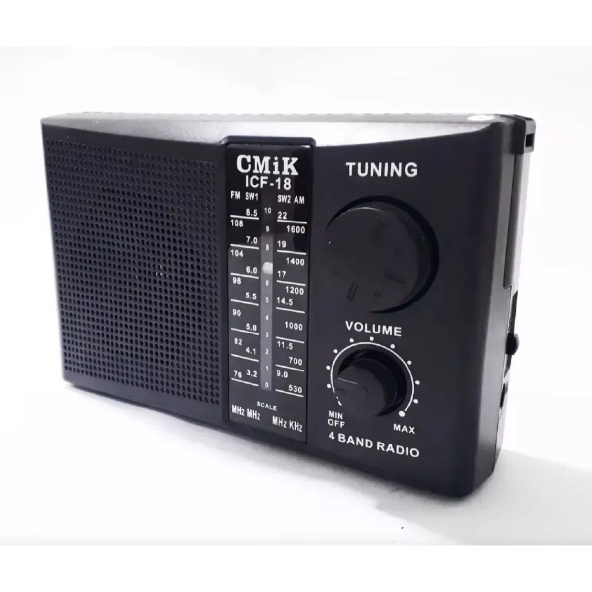 CMiK MK-18BT Φορητό Ραδιόφωνο Pocket Size Μαύρο Αναλογικό