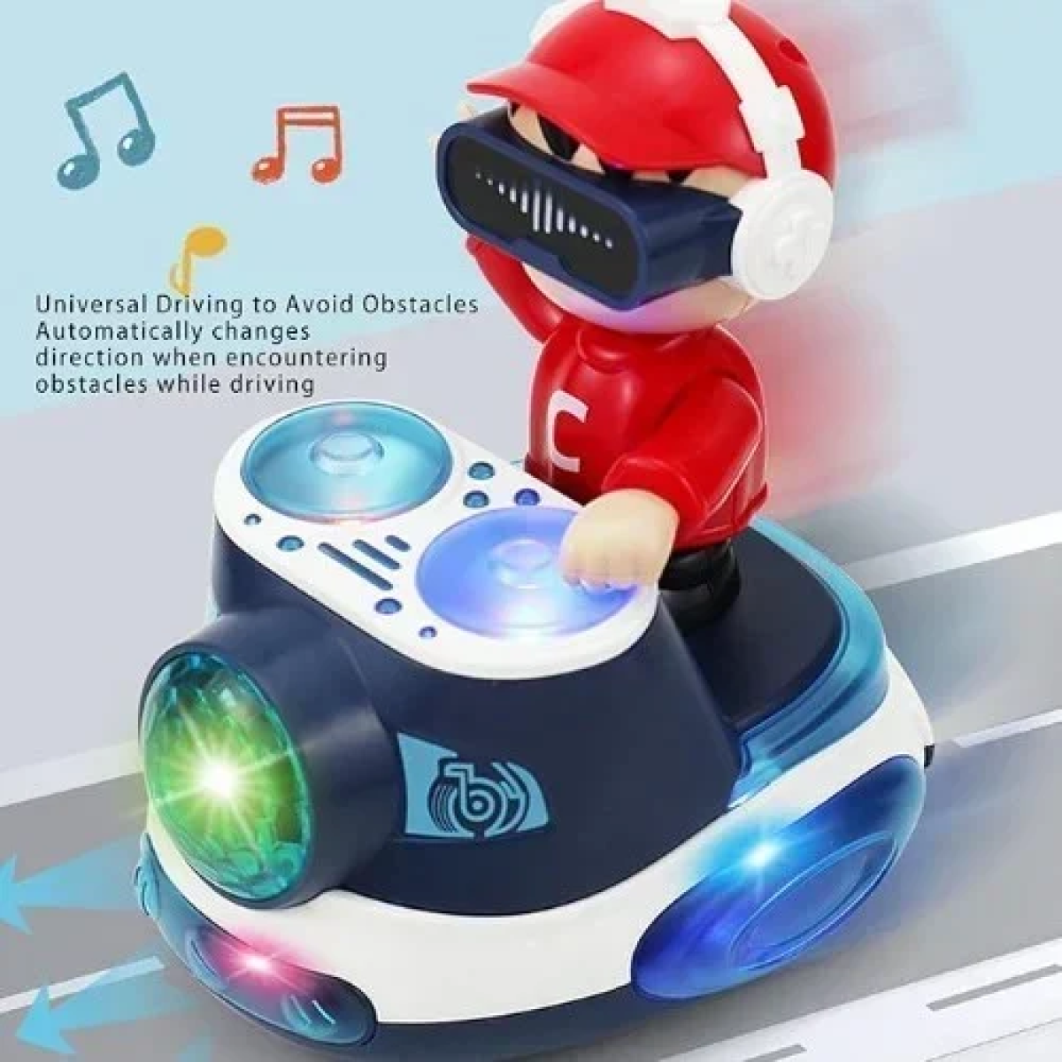 Διαδραστικό Αγόρι DJ που Χορεύει με Φώτα & Μουσική LD-174A Μπλε