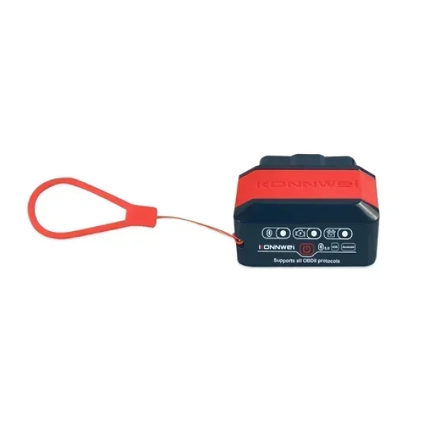 Διαγνωστικό αυτοκινήτου Konnwei OBD II Bluetooth KW905 κόκκινο