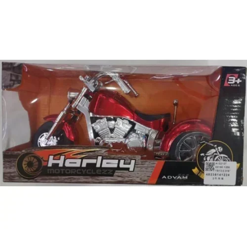 Διακοσμητική Μοτοσυκλέτα τύπου Harley Κόκκινη 1256