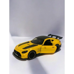 Die Cast Αυτοκίνητο Pull Back 1:28 με Φώτα & Ήχο MQ308-11A Κίτρινο